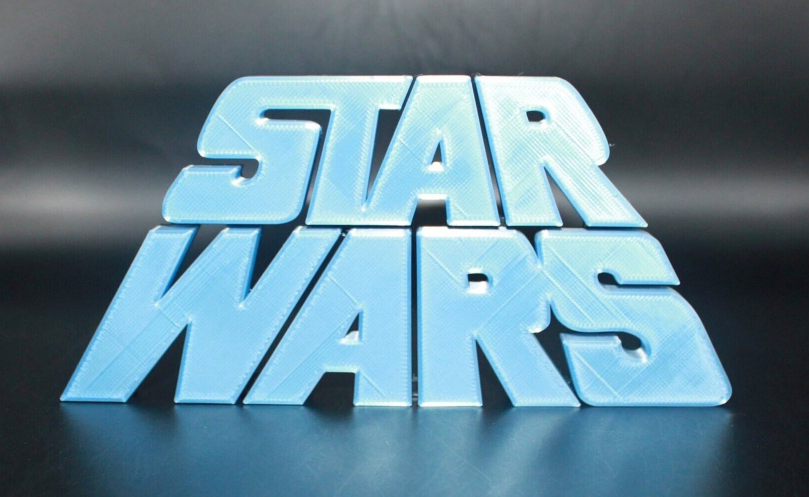 Star Wars 3D printed Logo Art