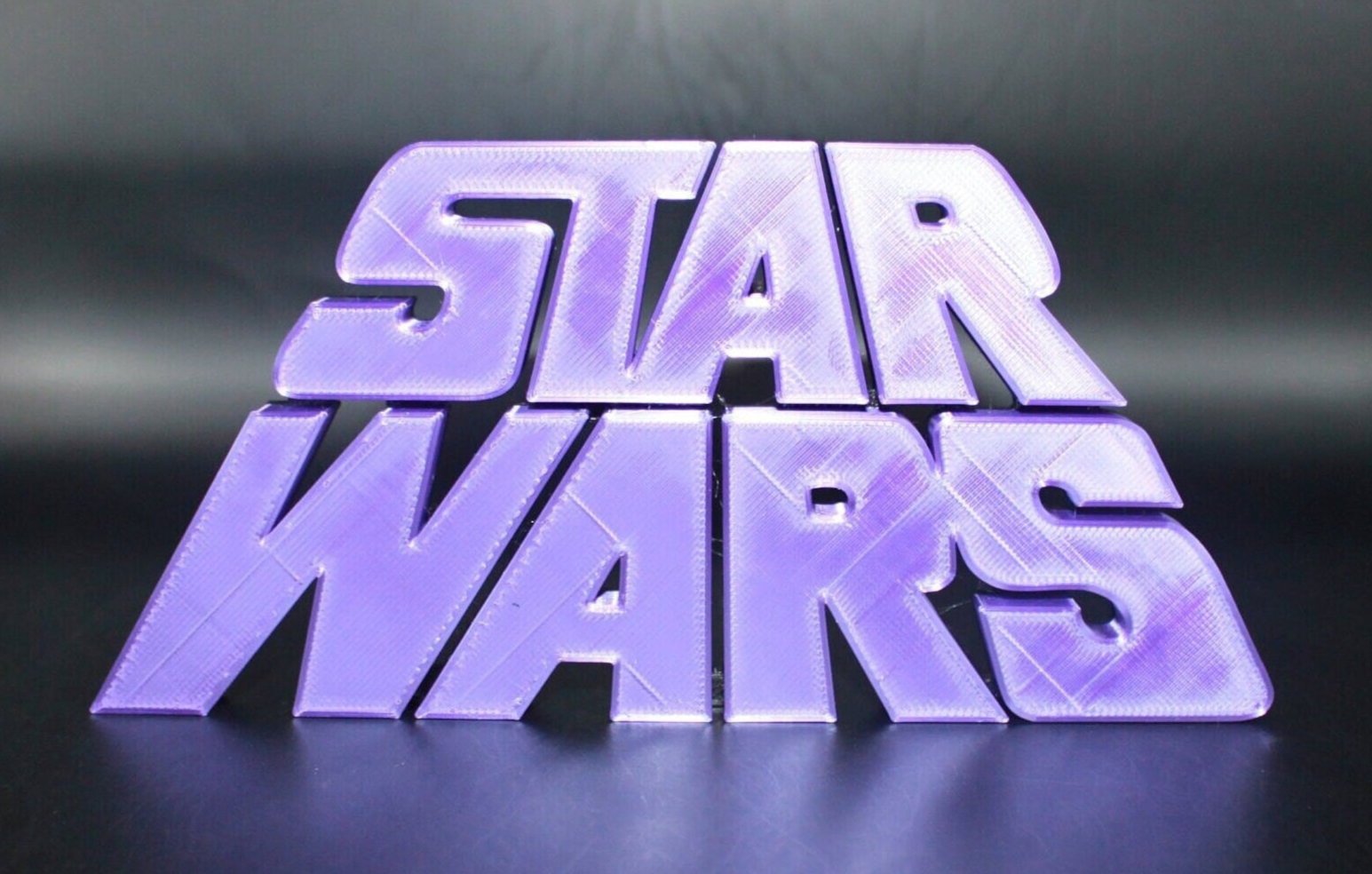 Star Wars 3D printed Logo Art