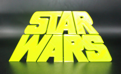 Star Wars 3D printed Logo Art