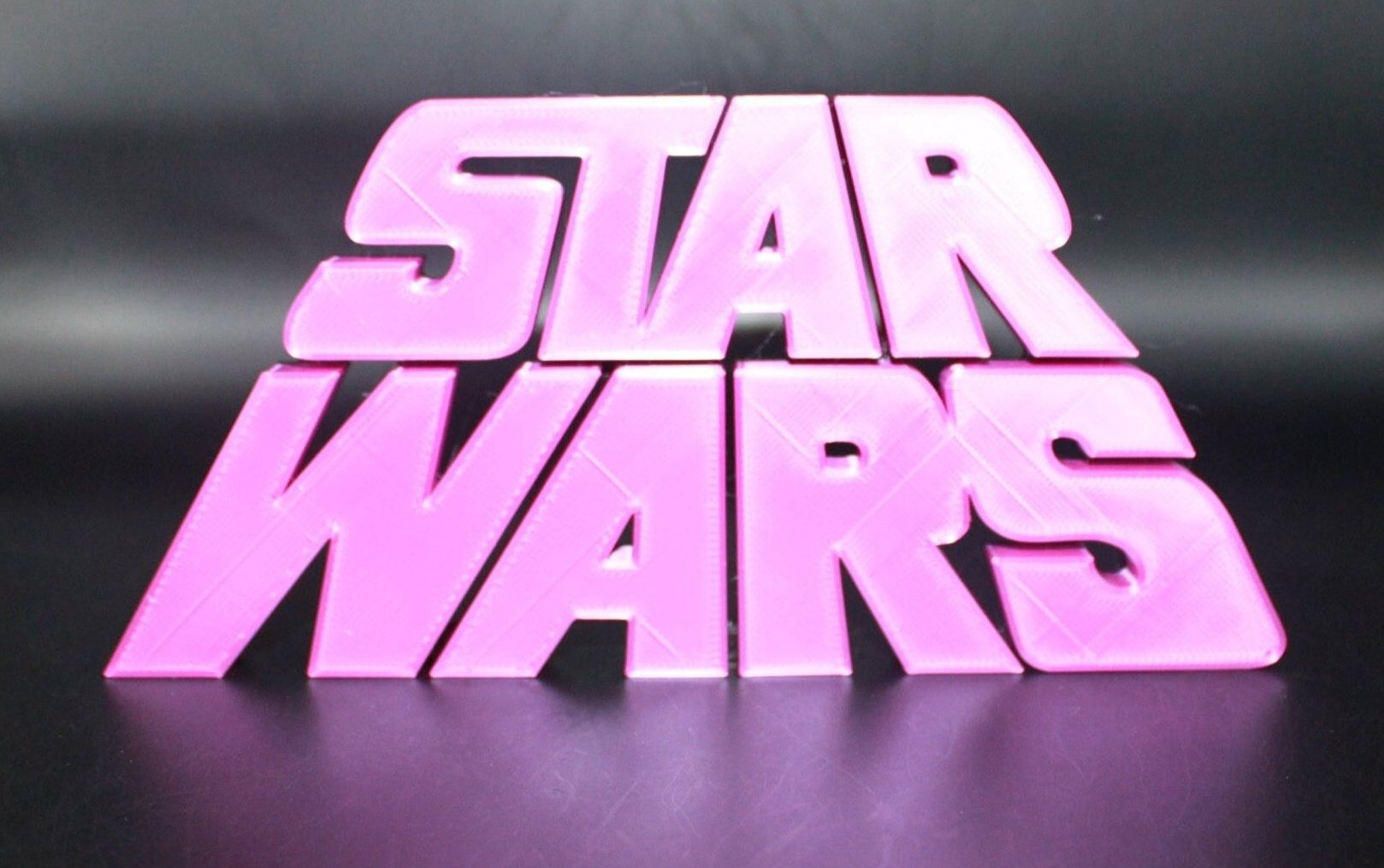 Star Wars 3D printed Logo Art