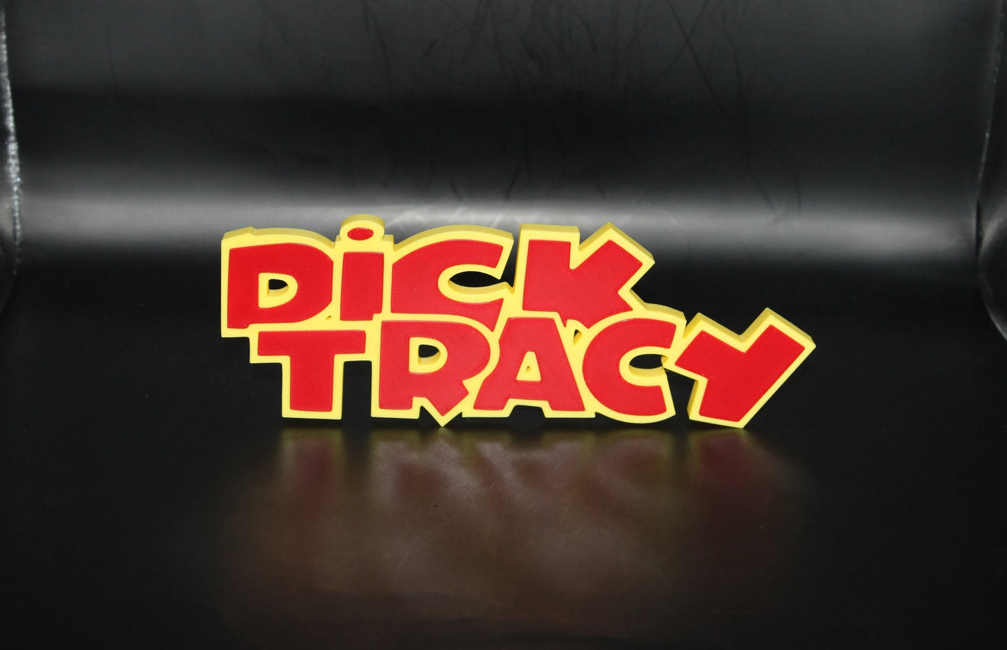 Dick Tracy 3D printed Logo Sign Wall Desk Shelf Art