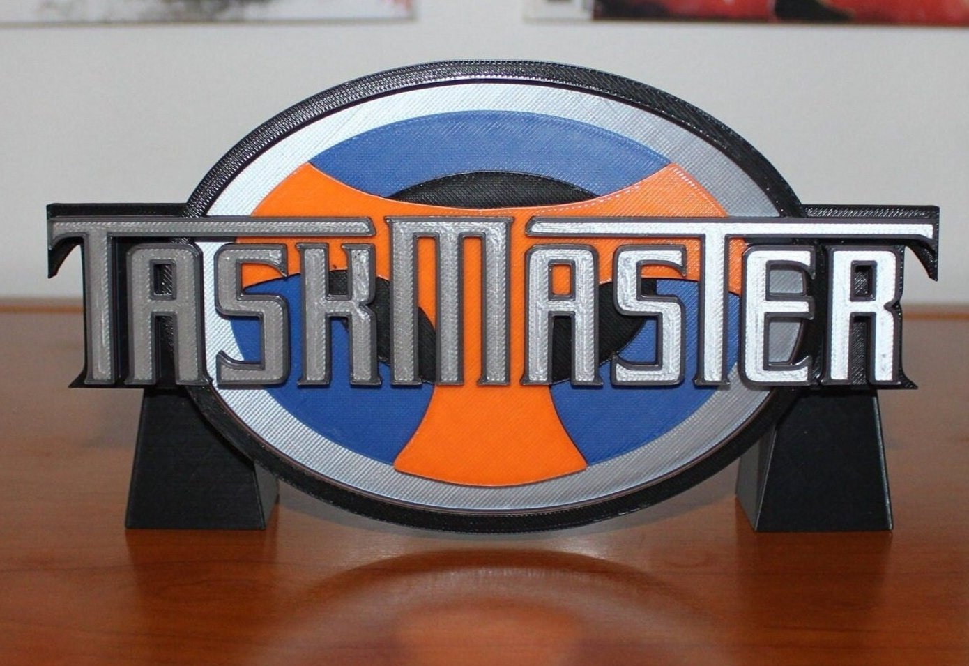 Taskmaster 3D printed Comic Logo Art