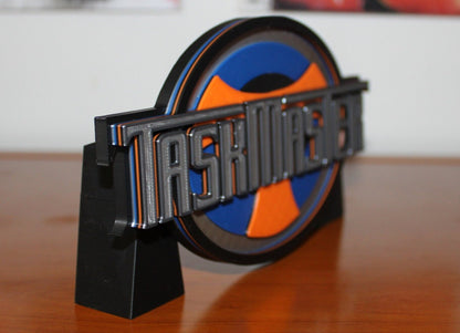 Taskmaster 3D printed Comic Logo Art