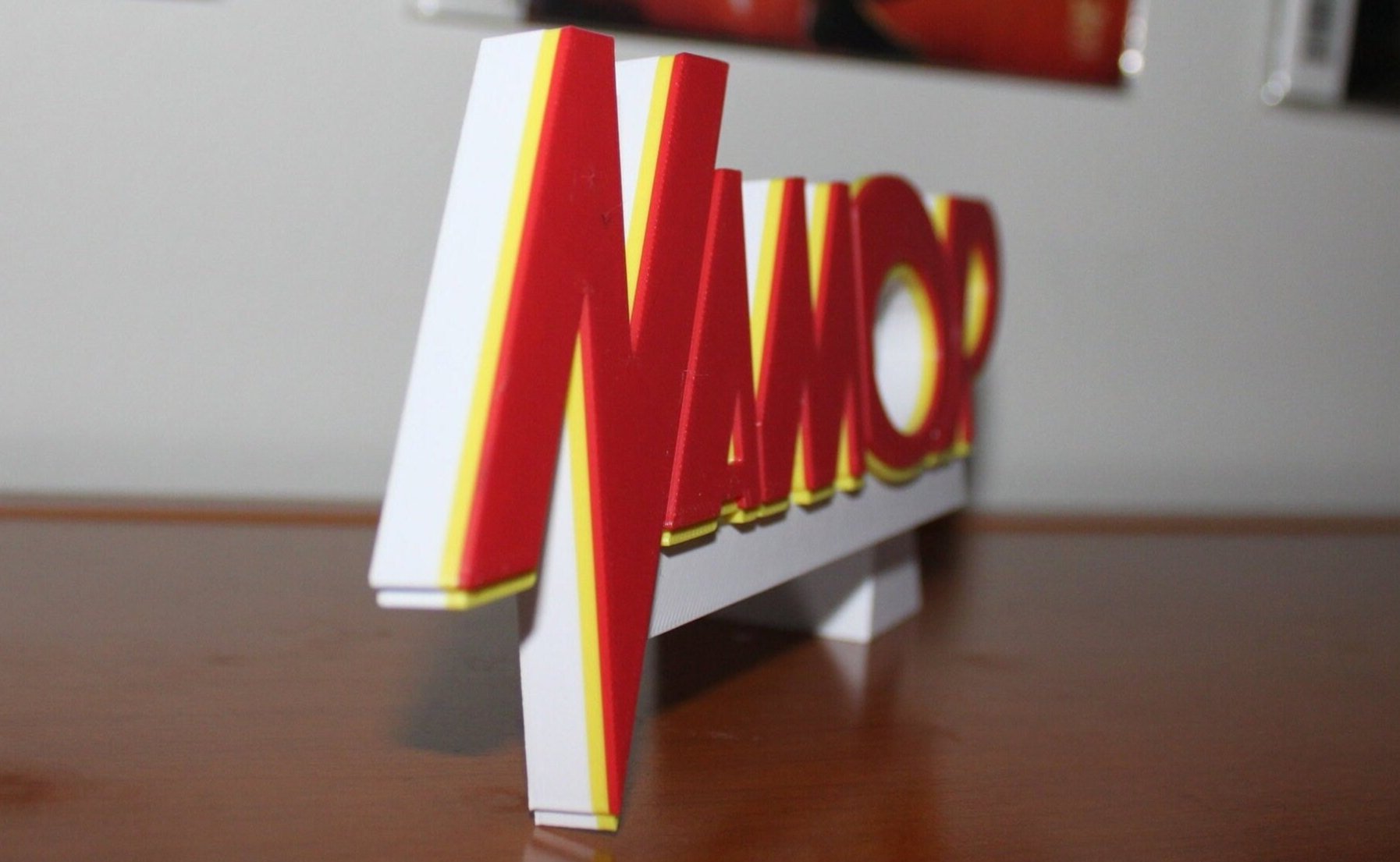 Namor 3D printed Comic Logo Art