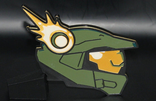 Halo Stuck Emblem 3D printed Logo Art