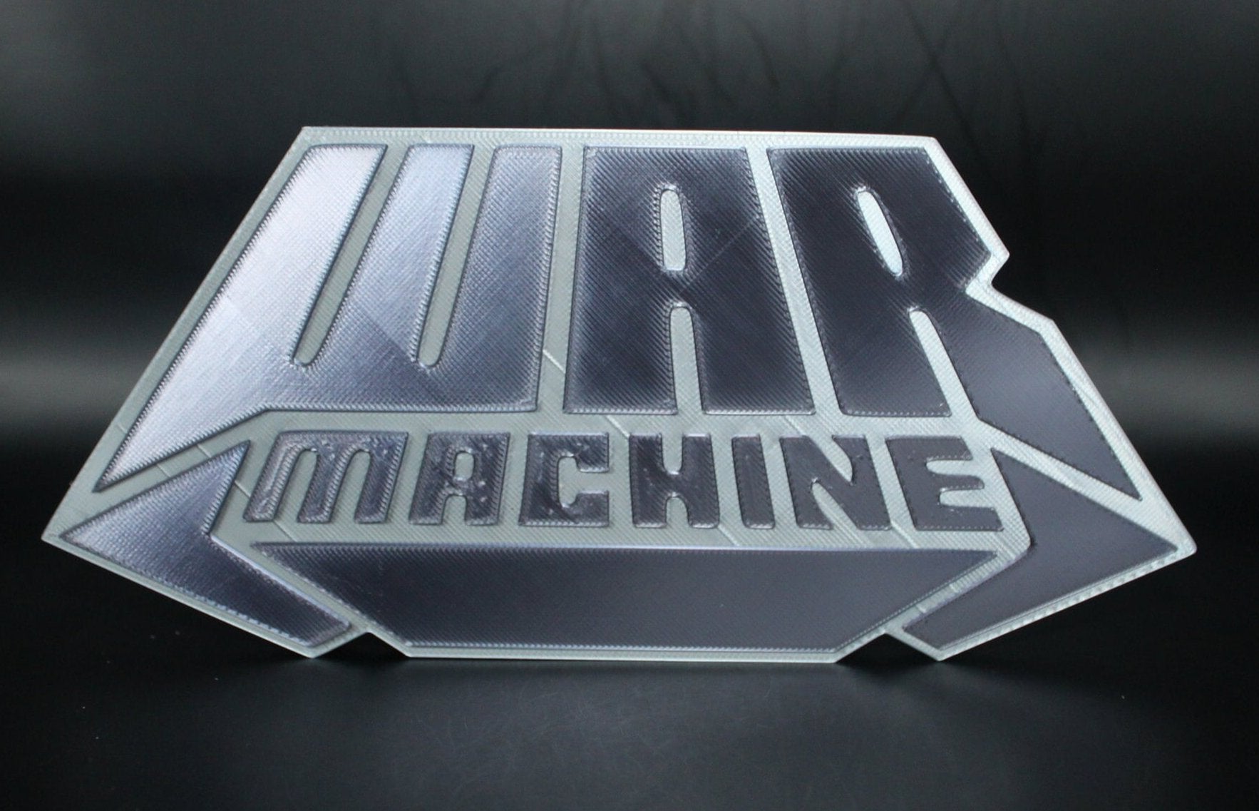 War Machine 3D printed Comic Logo Art