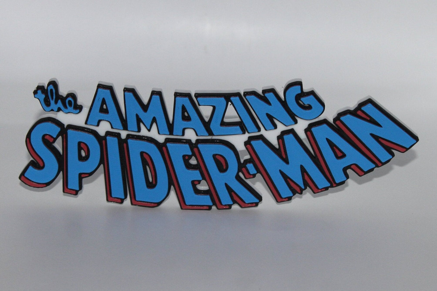 The Amazing Spider-Man 3D printed Logo Sign Wall Desk Shelf Art