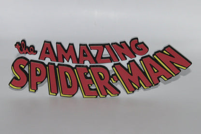 The Amazing Spider-Man 3D printed Comic Logo Art