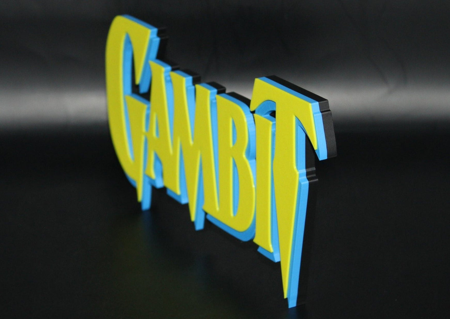 Gambit printed Comic Logo Art