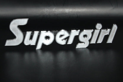 Supergirl 3D printed Logo Sign Wall Desk Shelf Art