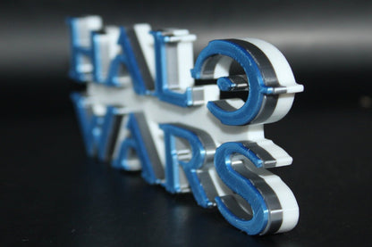 Halo Wars 3D printed Logo Art