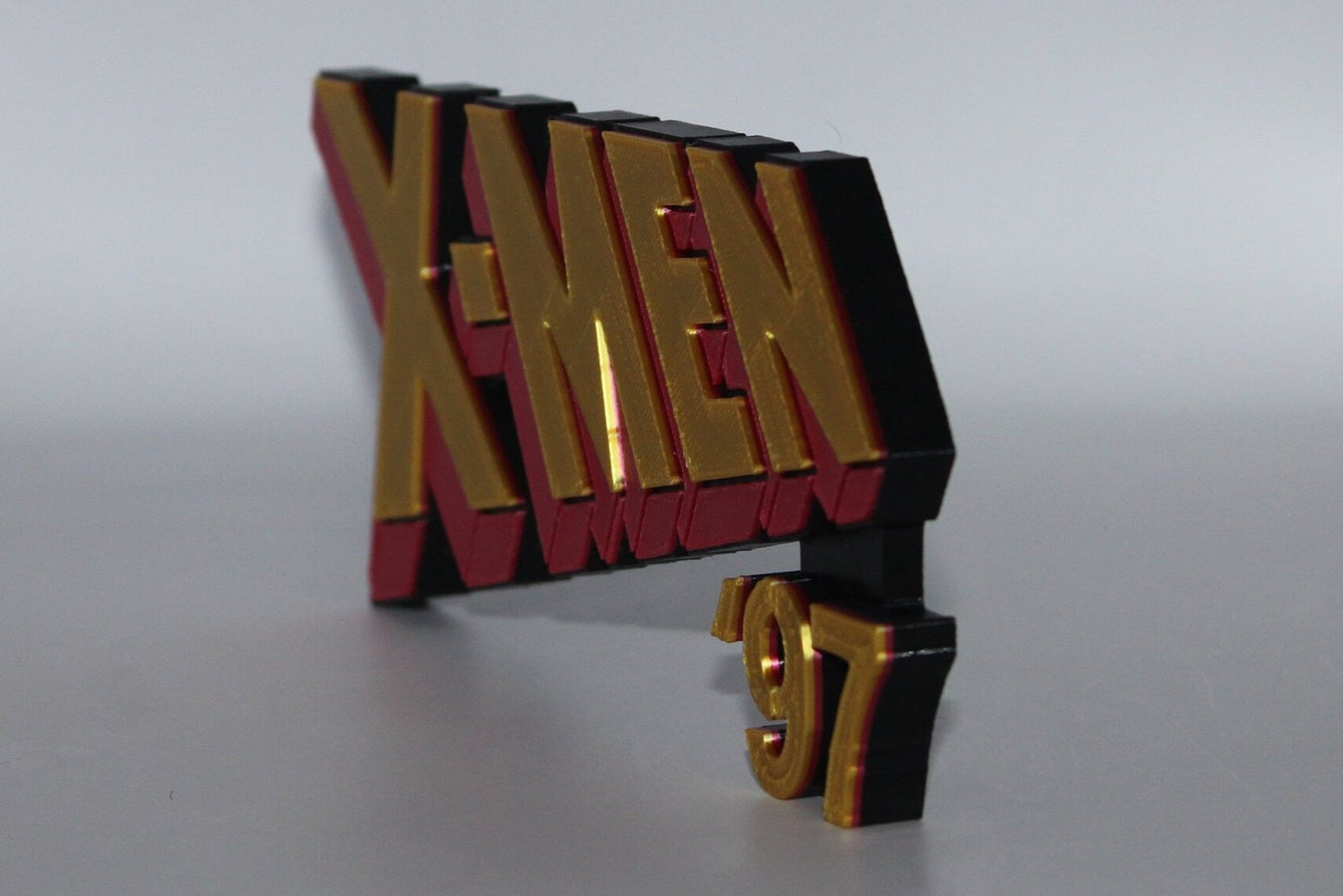 X-Men '97 3D printed Comic Logo Art