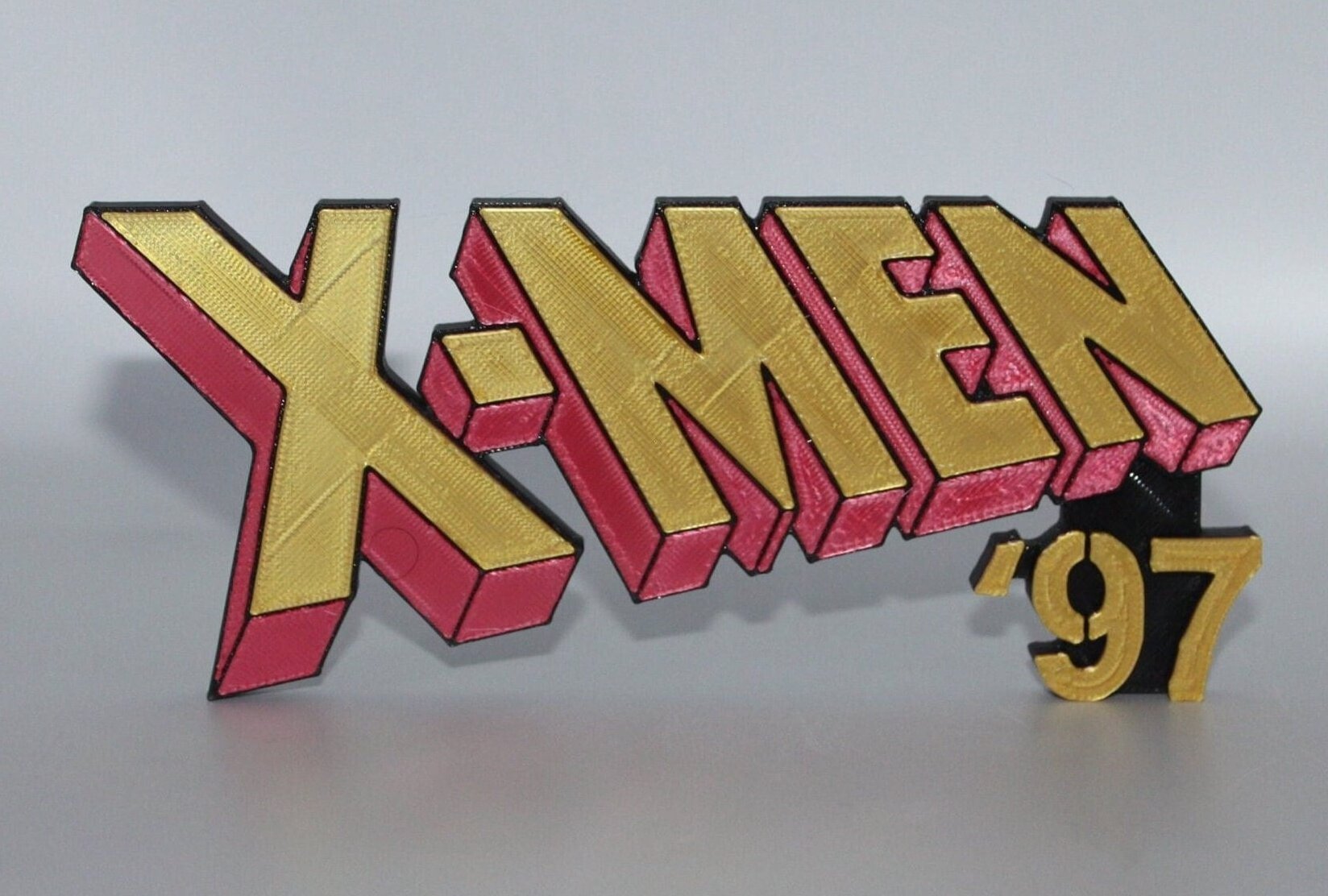 X-Men '97 3D printed Comic Logo Art