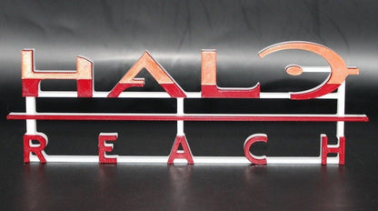 Halo Reach 3D printed Logo Art