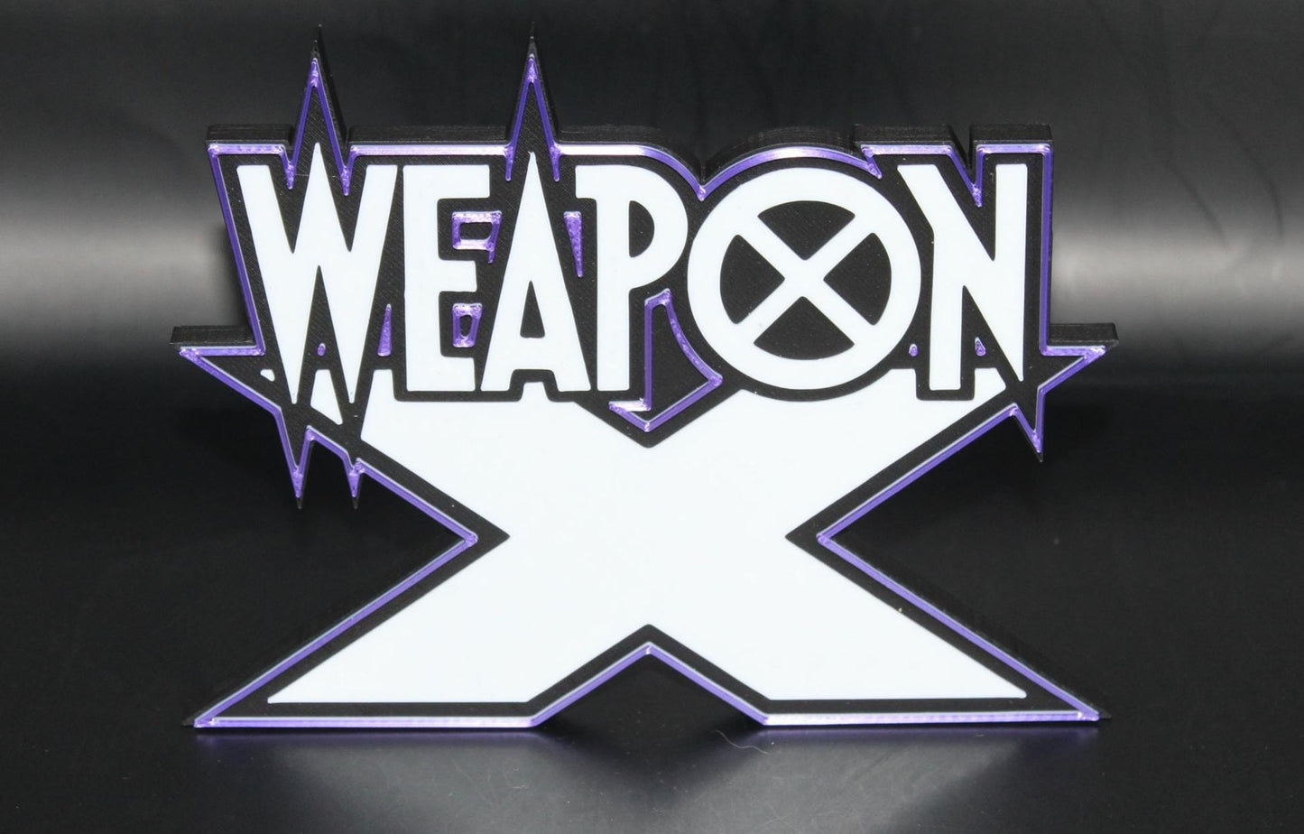 Weapon X 3D printed Comic Logo Art