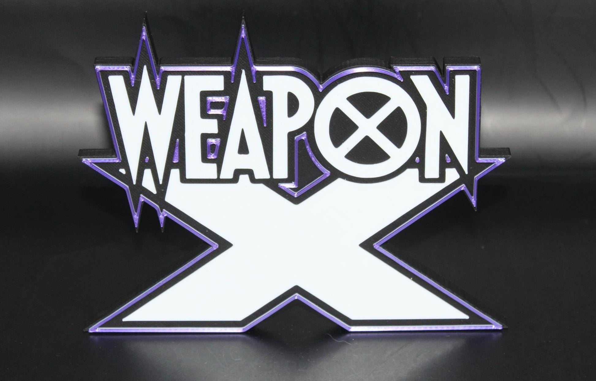 Weapon X 3D printed Comic Logo Art