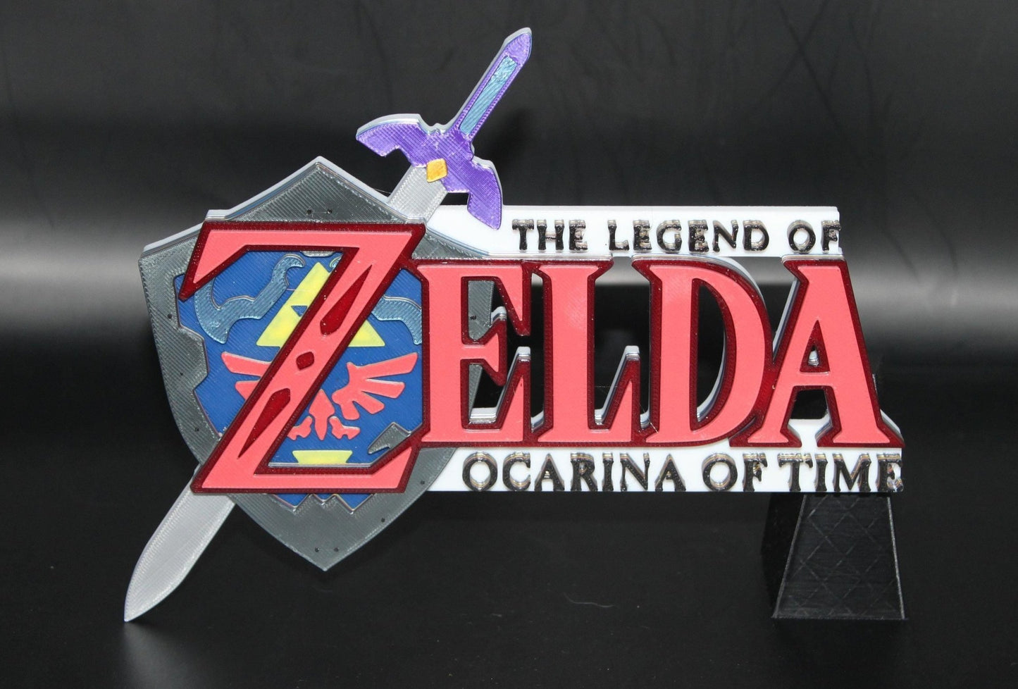 The Legend Of Zelda Ocarina Of Time 3D printed Logo Art