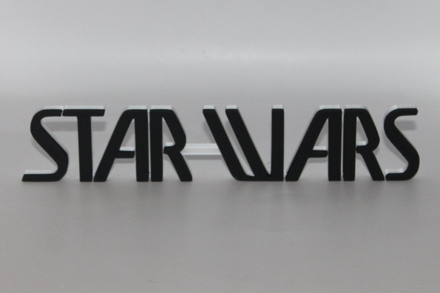 Star Wars 1976 3D printed Logo Sign Wall Desk Shelf Art