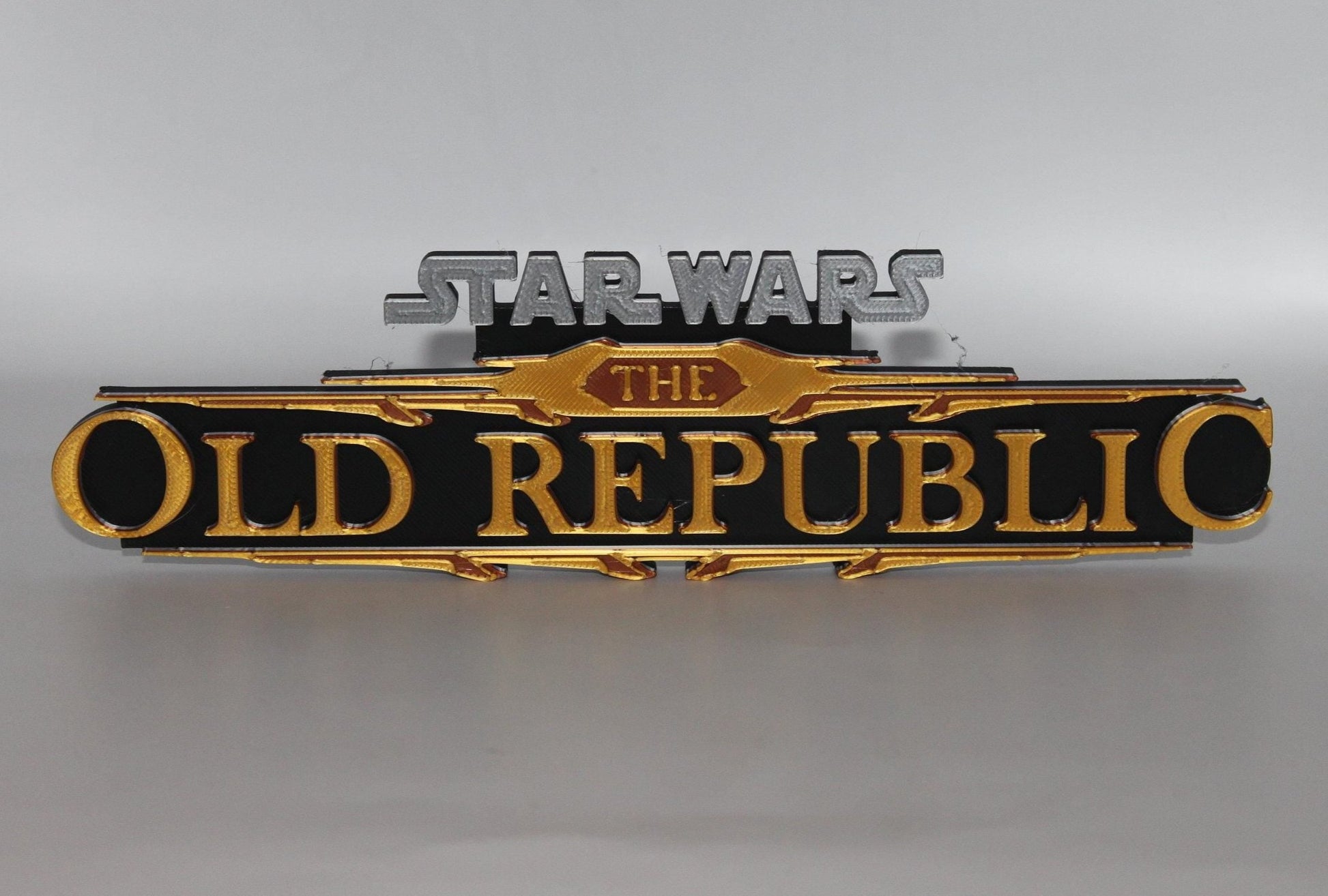 Star Wars the Old Republic Game 3D printed Logo Art