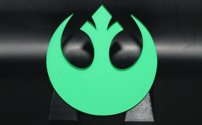 Rebel Alliance Insigna 3D printed Logo Sign Wall Desk Shelf Art