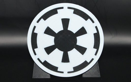 Galactic Empire 3D printed Logo Art