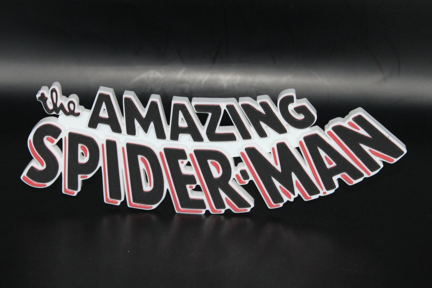 The Amazing Spider-Man 3D printed Logo Sign Wall Desk Shelf Art