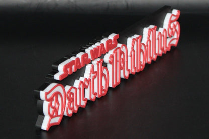 Darth Nihilus 3D printed Logo Art