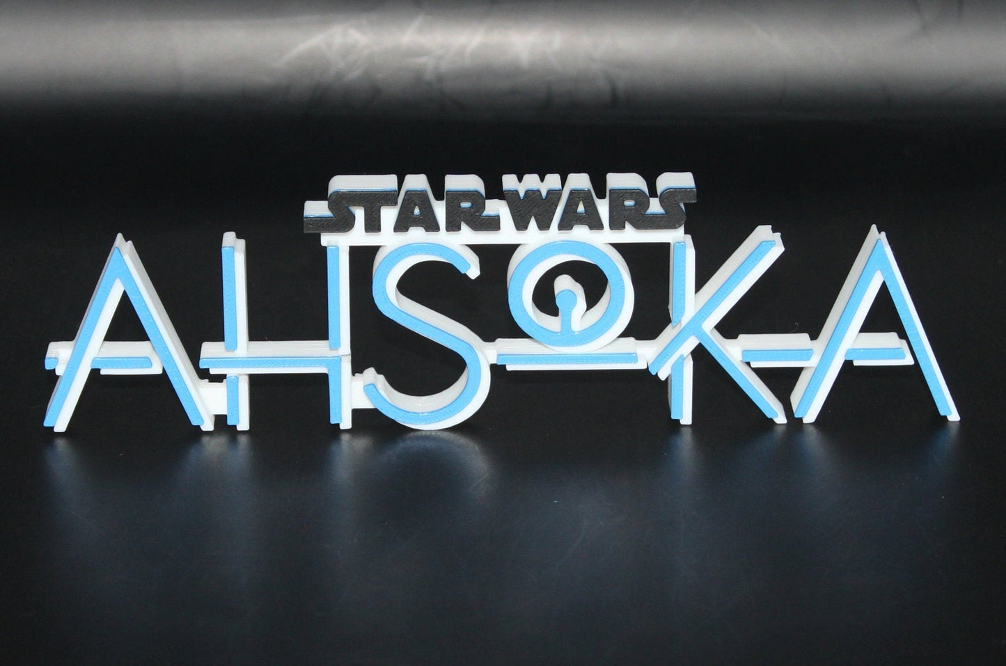 Ahsoka 3D printed Logo Sign Wall Desk Shelf Art