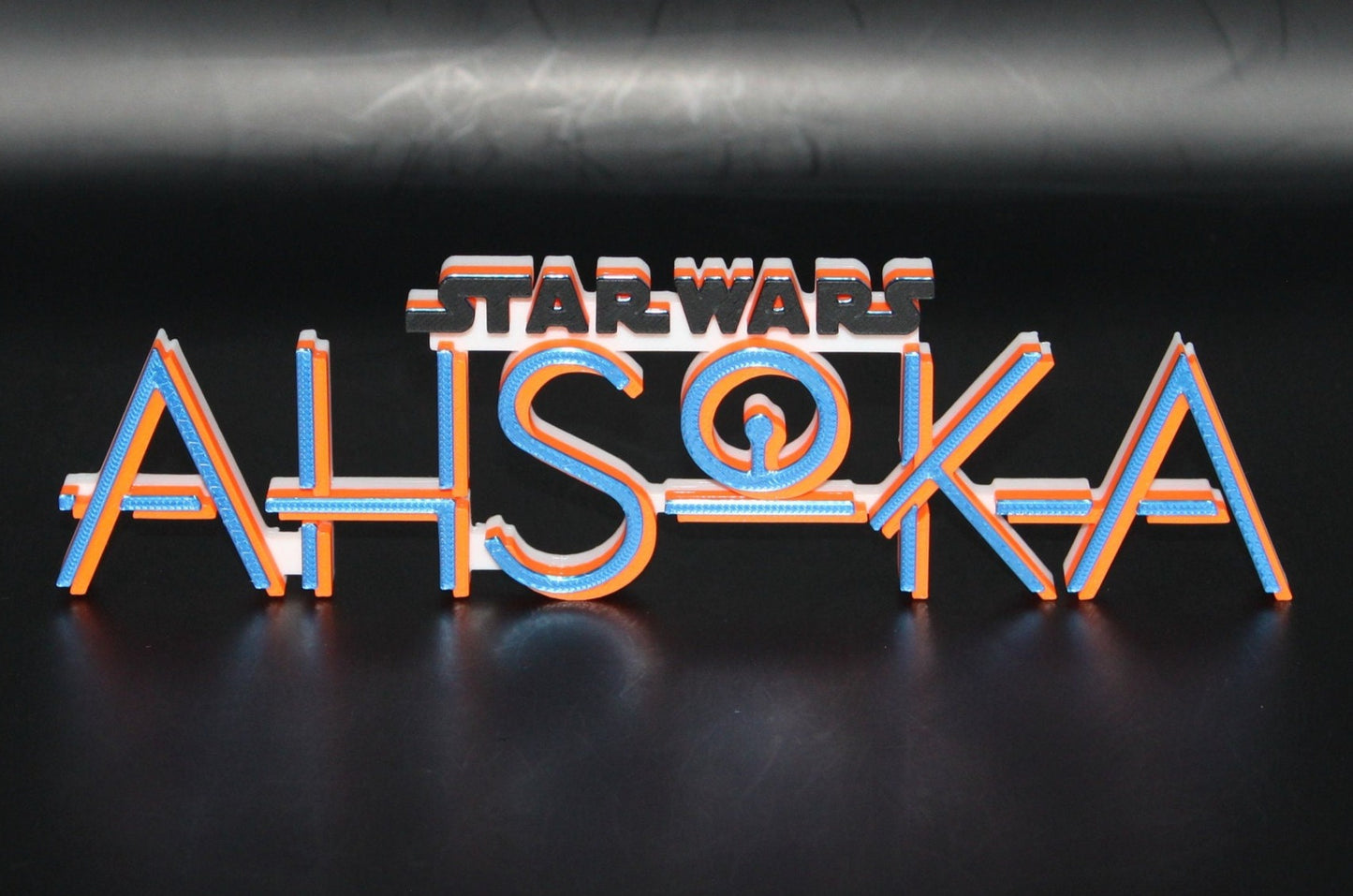 Ahsoka 3D printed Logo Sign Wall Desk Shelf Art