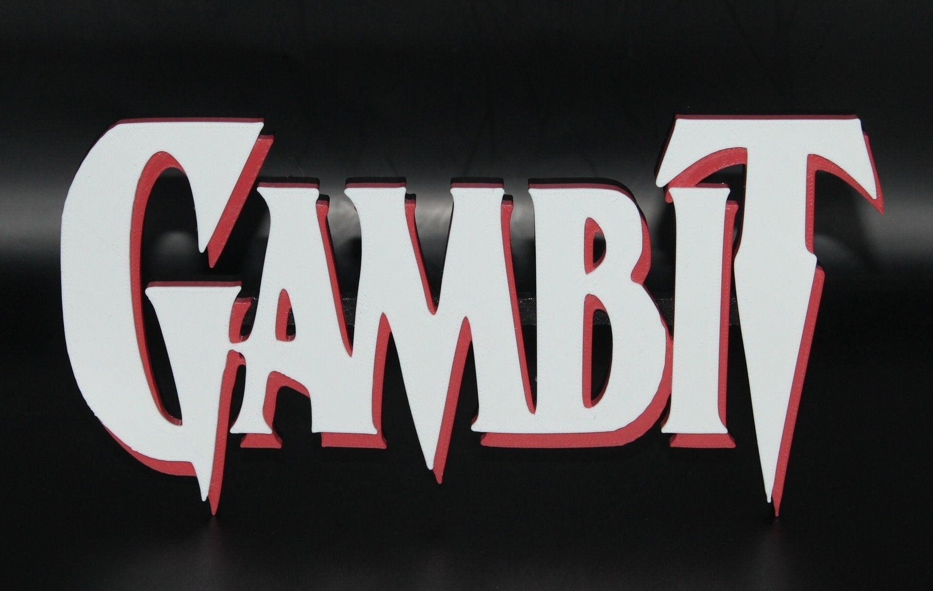 Gambit printed Comic Logo Art