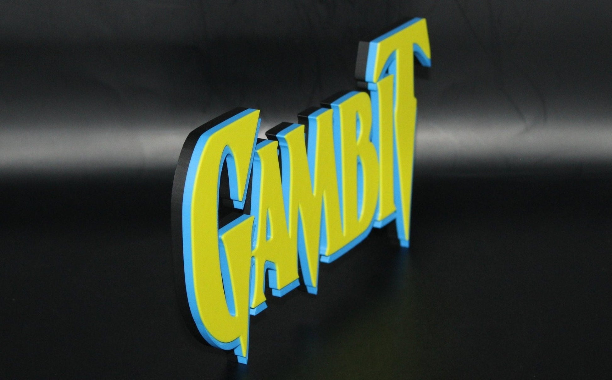 Gambit printed Comic Logo Art