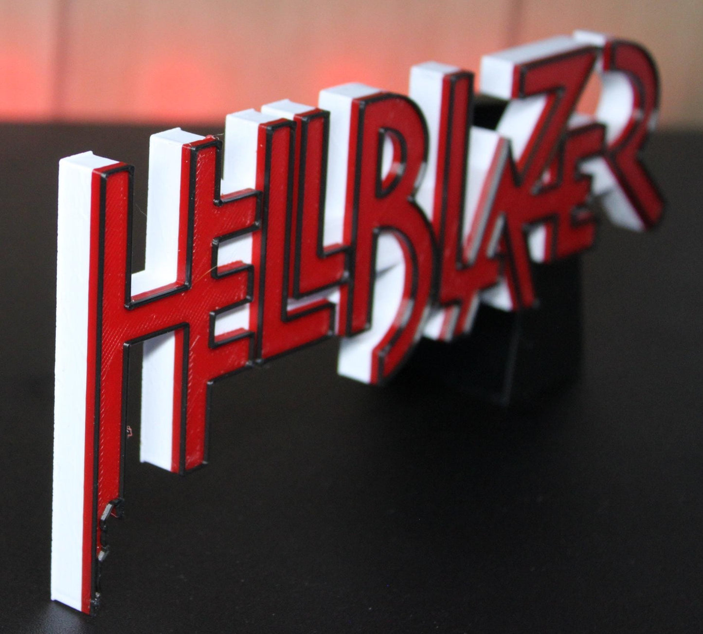 Hellblazer 3D printed Comic Logo Art