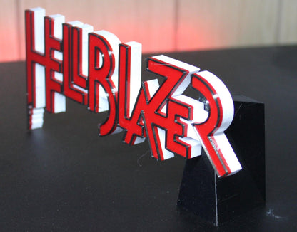 Hellblazer 3D printed Comic Logo Art