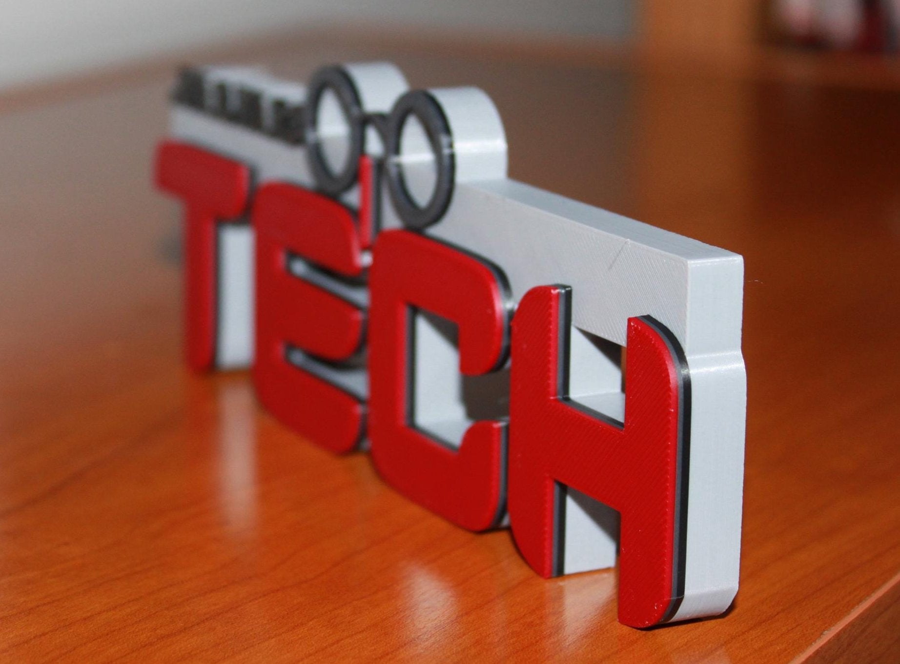 Tech 3D printed Logo Art