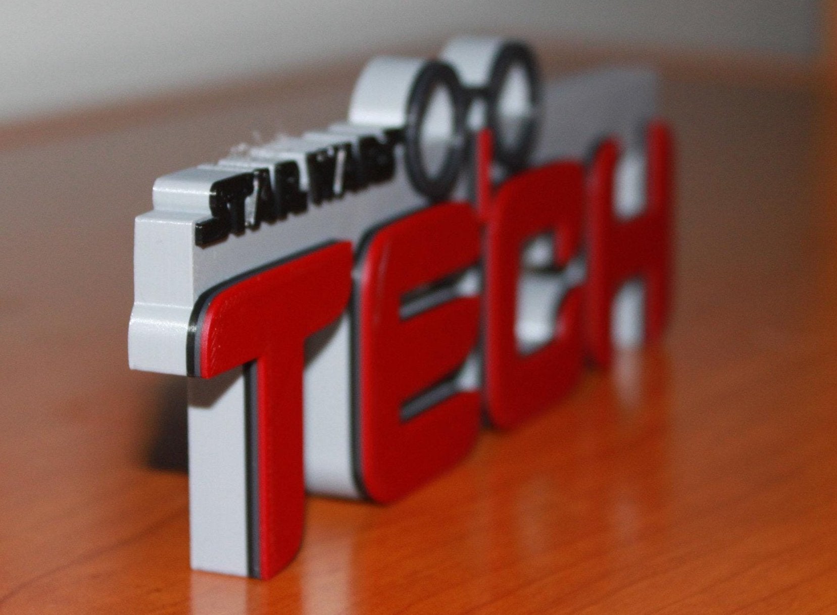 Tech 3D printed Logo Art