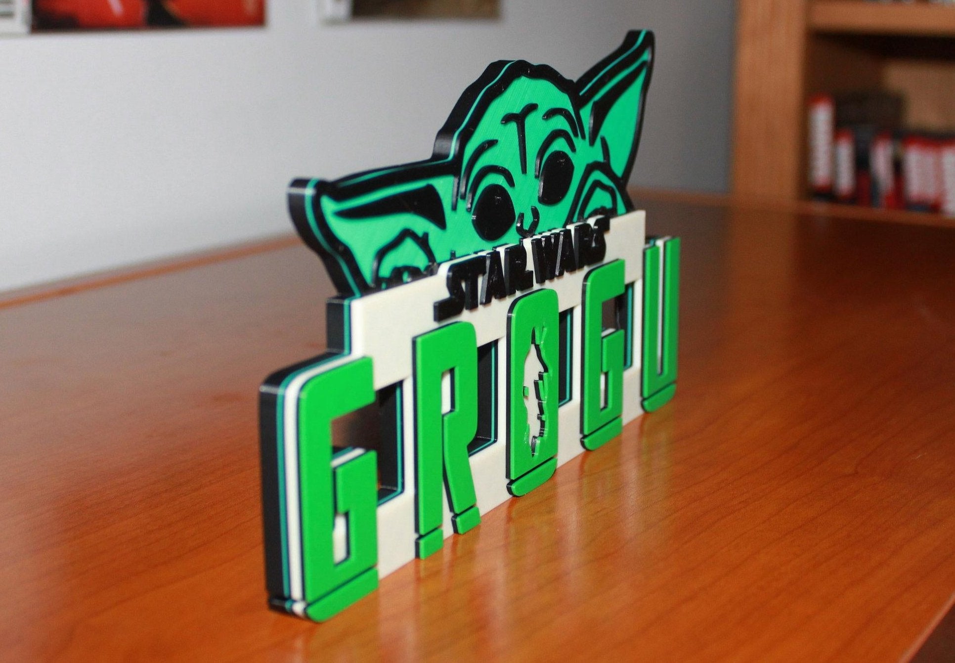 Grogu 3D printed Logo Art