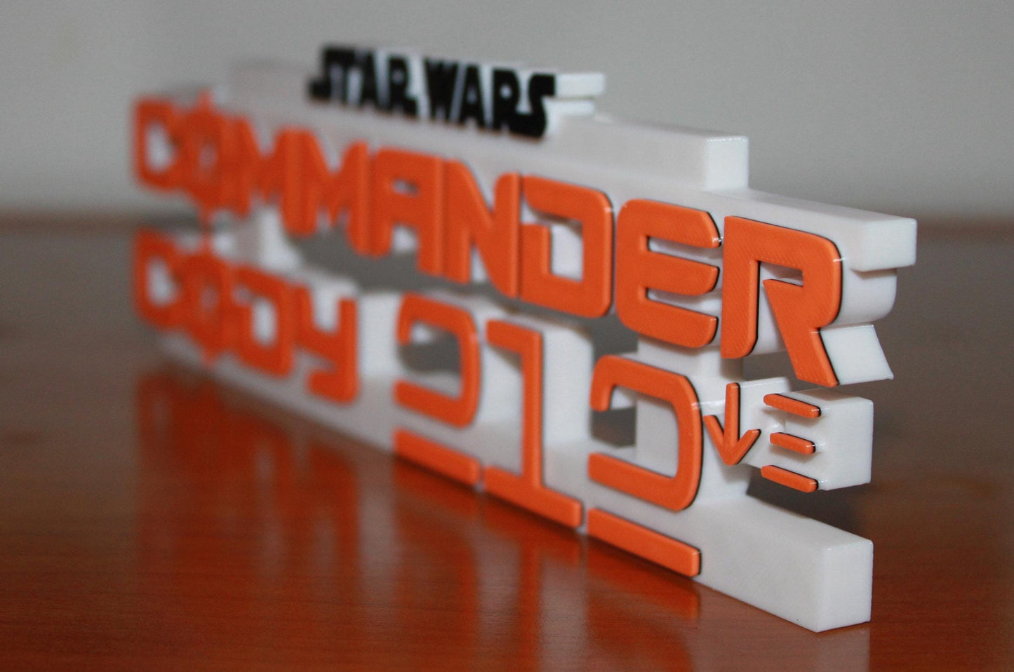 Commander Cody 3D printed Logo Art