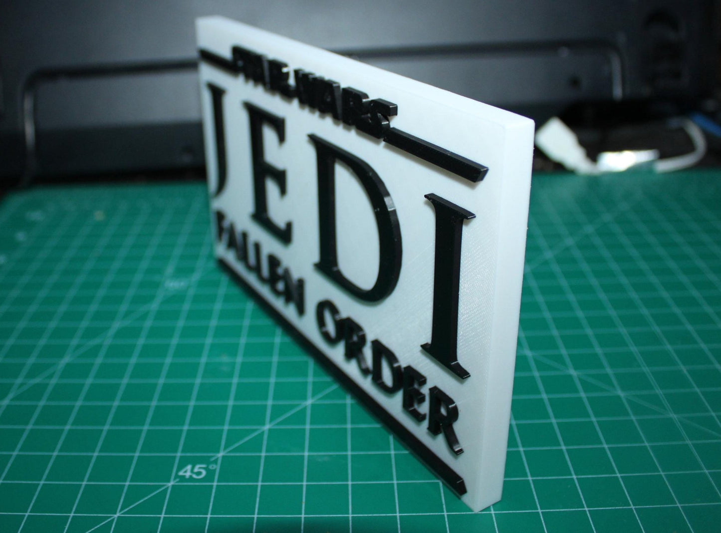 Jedi Fallen Order 3D printed Logo Art