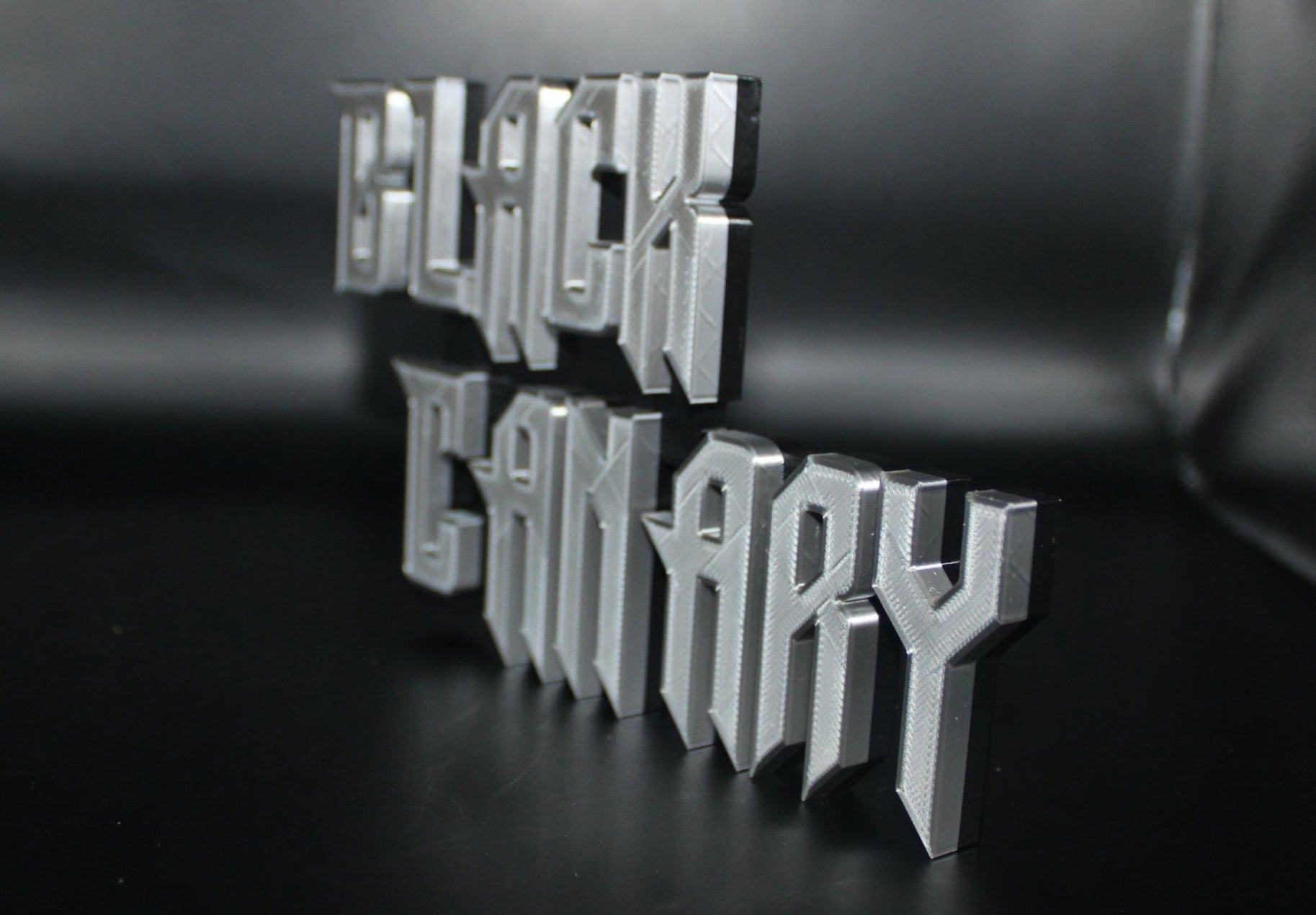 Black Canary 3D printed Comic Logo Art