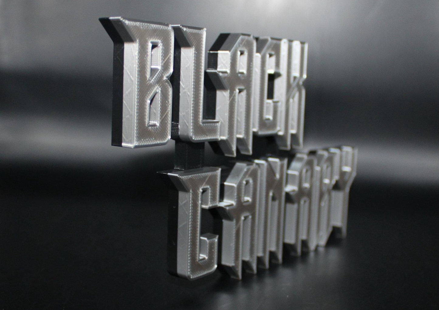 Black Canary 3D printed Comic Logo Art