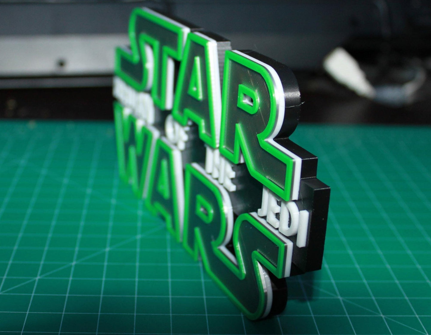 Star Wars Return Of The Jedi 3D printed Logo Art