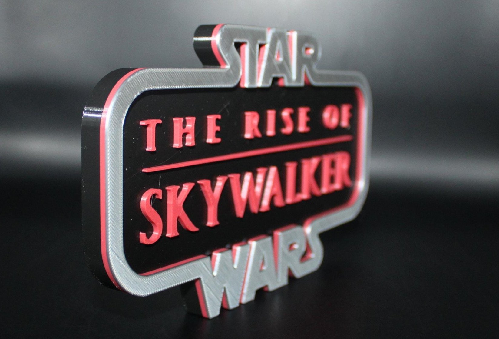 Star Wars The Rise Of Skywalker 3D printed Logo Art