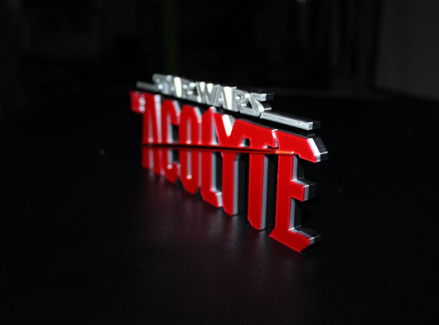 The Acolyte 3D printed Logo Art