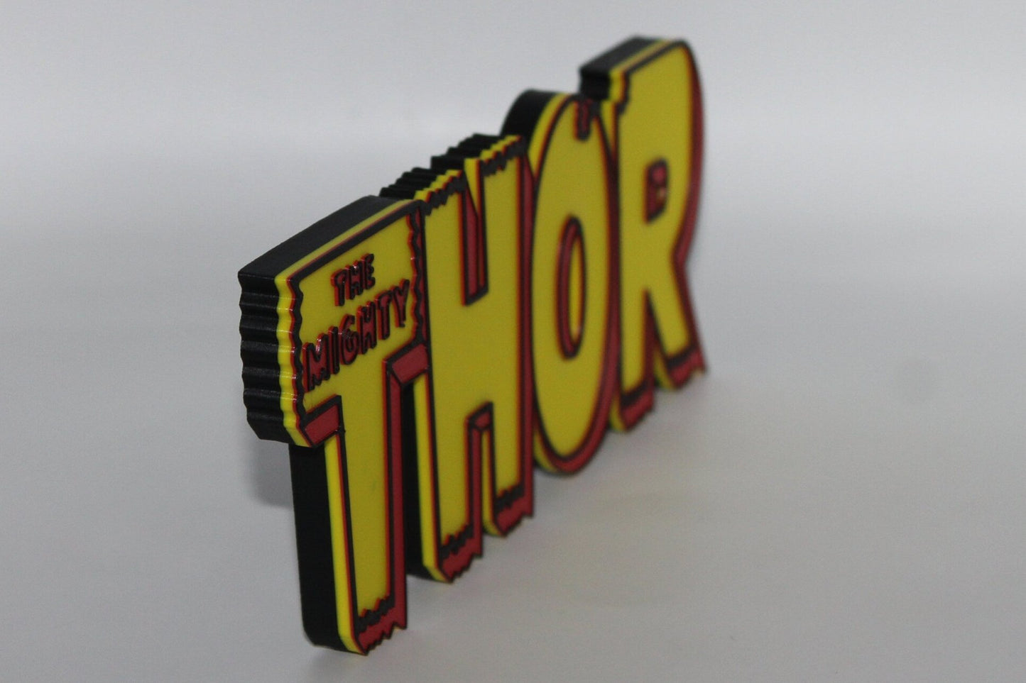 Thor 3D printed Comic Logo Art