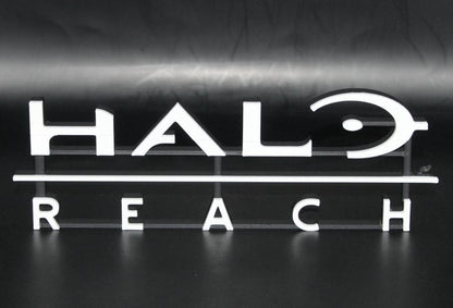 Halo Reach 3D printed Logo Sign Wall Desk Shelf Art