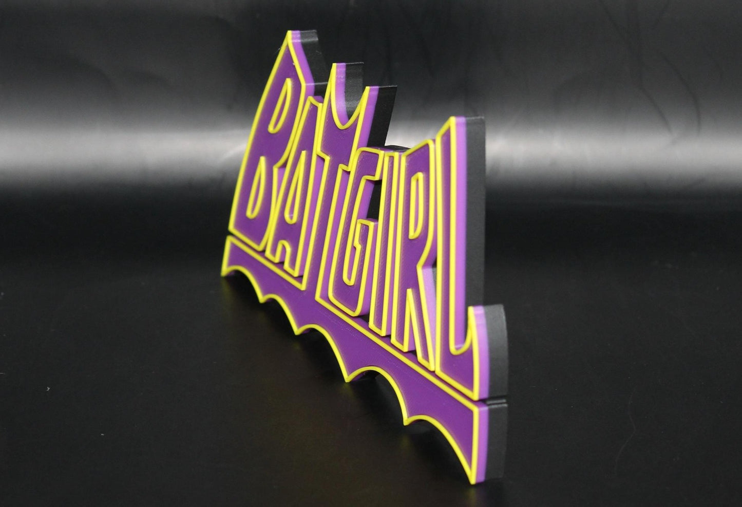 Batgirl 3D printed Comic Logo Art