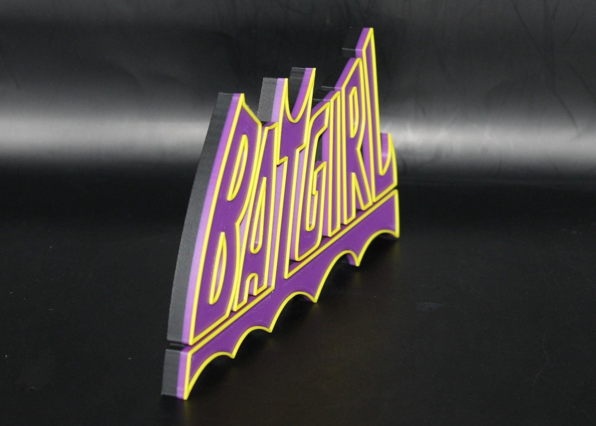 Batgirl 3D printed Comic Logo Art