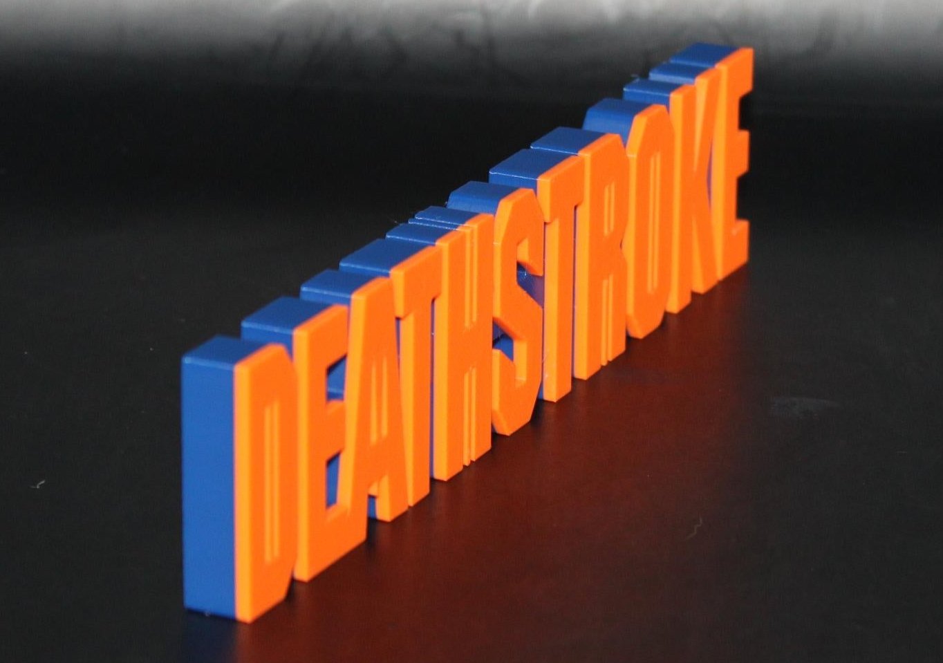 Deathstroke 3D printed Comic Logo Art