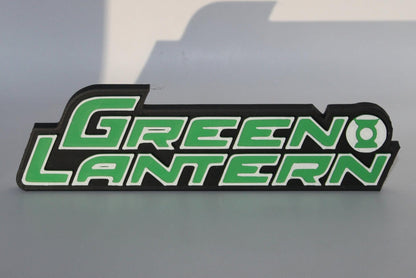 Green Lantern 3D printed Comic Logo Art