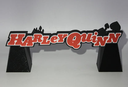 Harley Quinn 3D printed Comic Logo Art